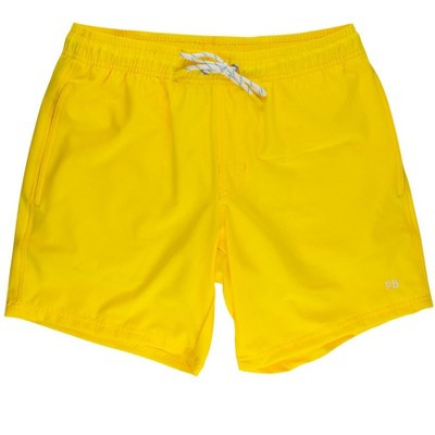 RuggedButts UPF50+ Men's Stretch Swim Trunks - Neon Yellow, Men's S | Target