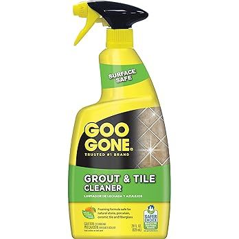 Goo Gone Grout & Tile Cleaner - 28 Ounce - Removes Tough Stains Dirt Caused By Mold Mildew Soap S... | Amazon (US)