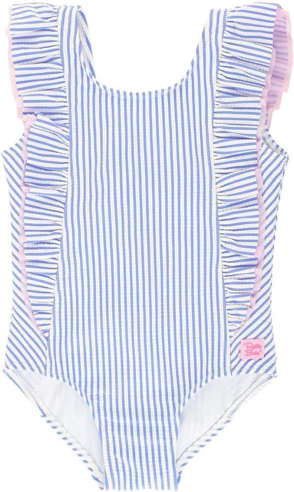 RuffleButts® Baby/Toddler Girls Ruffle Strap One Piece Swimsuit w/UPF 50+ Sun Protection | Amazon (US)