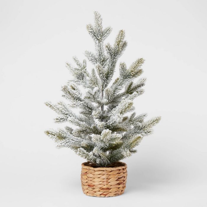 2ft Artificial Christmas Tabletop Flocked Tree - Threshold™ | Target