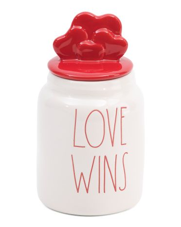 Love Wins Figural Canister | TJ Maxx