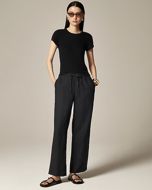 New Soleil pant in linen | J. Crew US