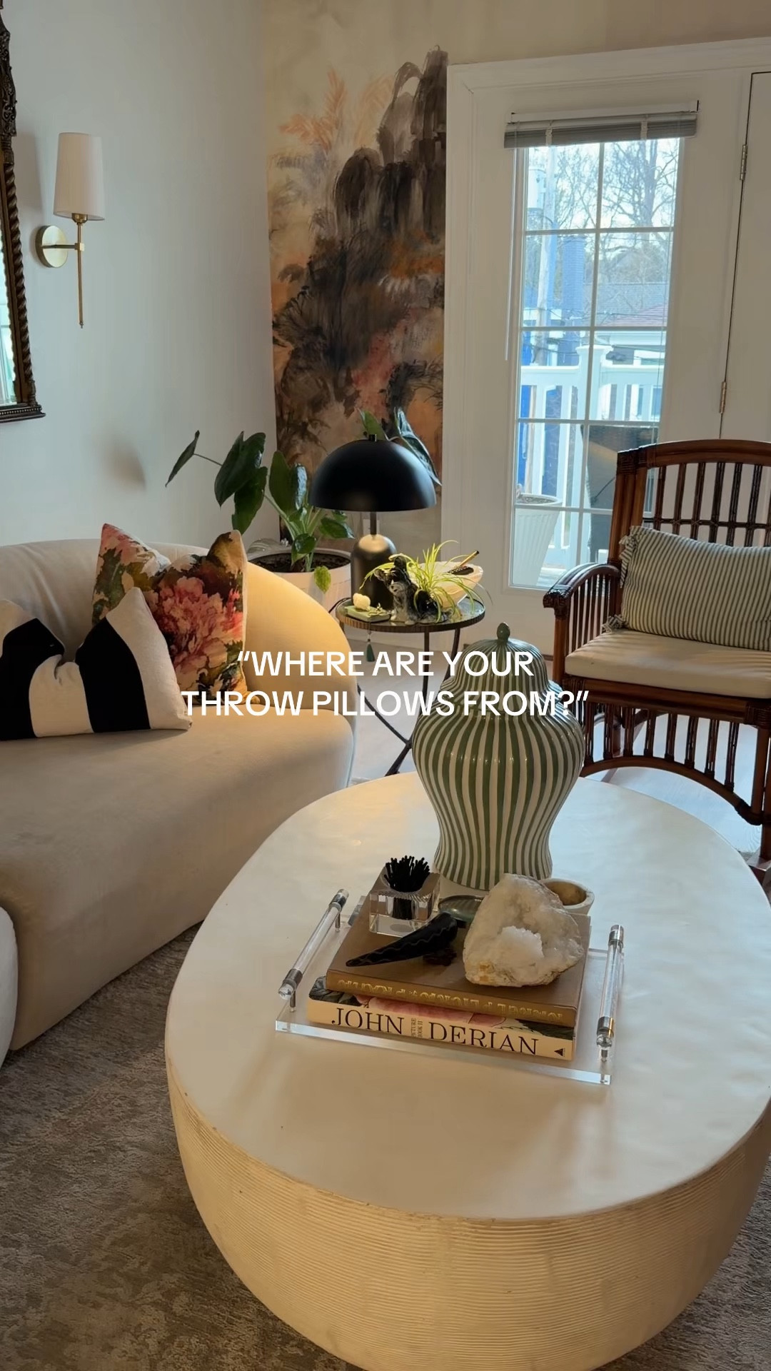 Inspired by my throw pillows 🤍