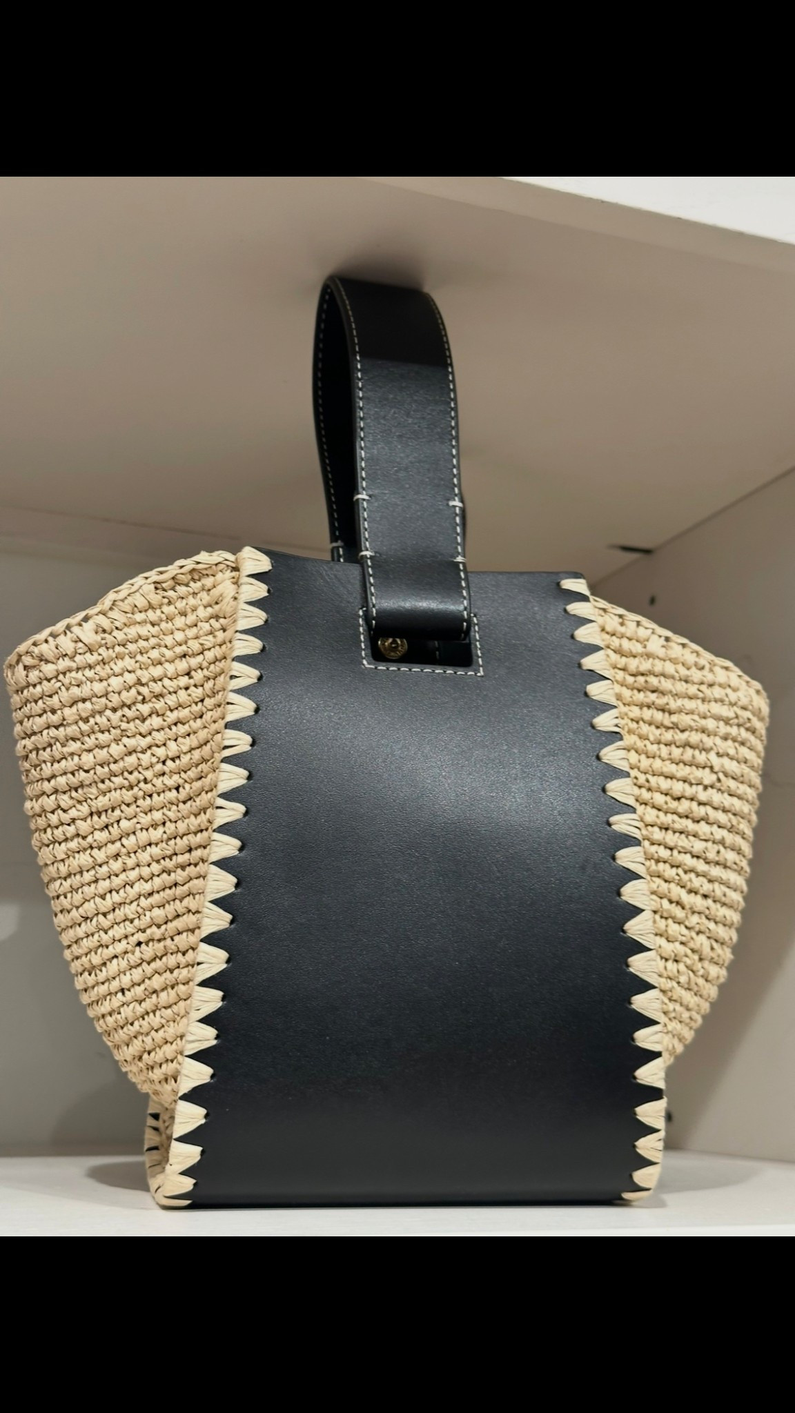 Straw and leather combined to create and affordable spring/summer bag. 

#LTKSeasonal