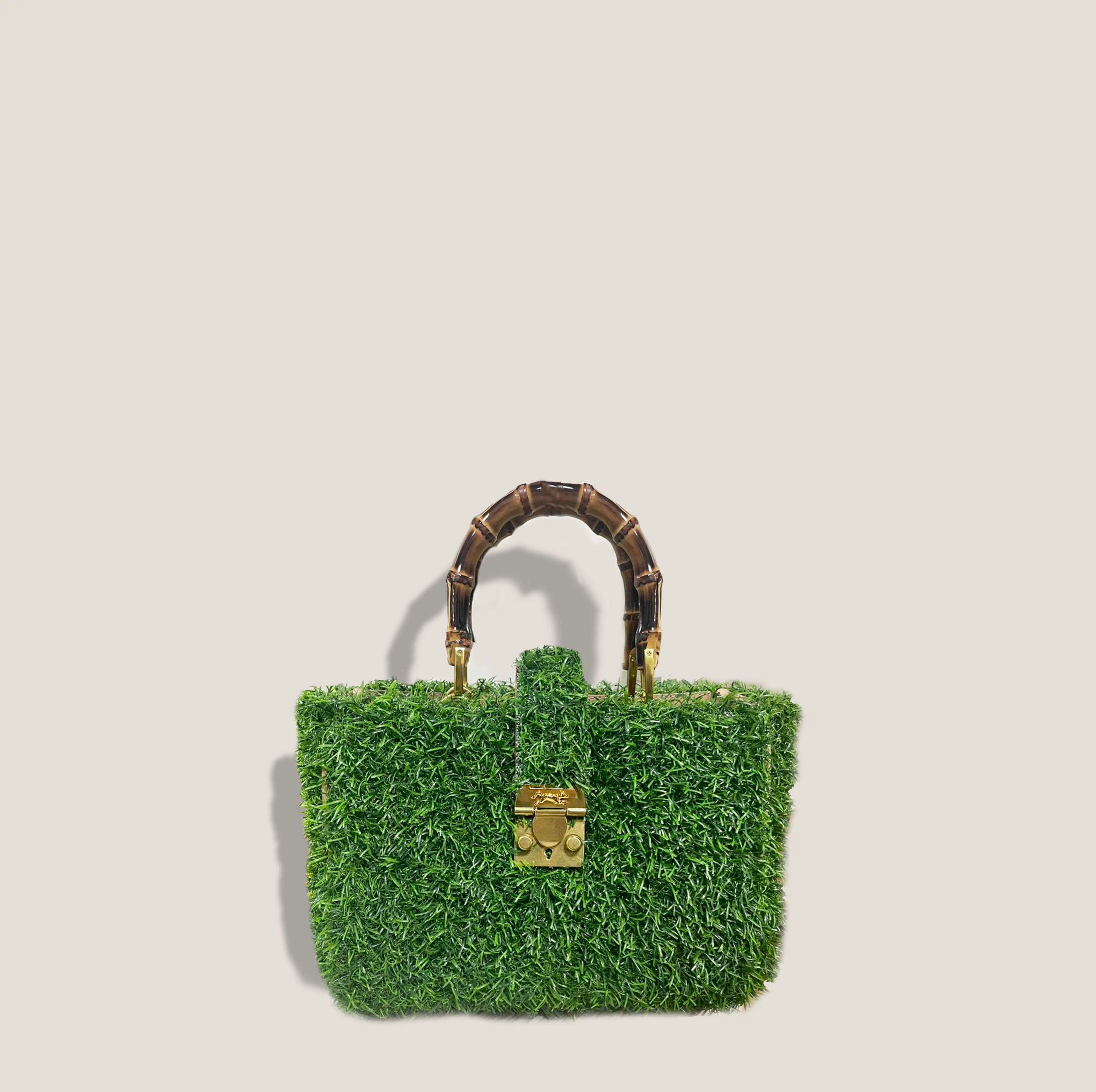 MME. Petite HEDGE Tote - Grass | MME.MINK