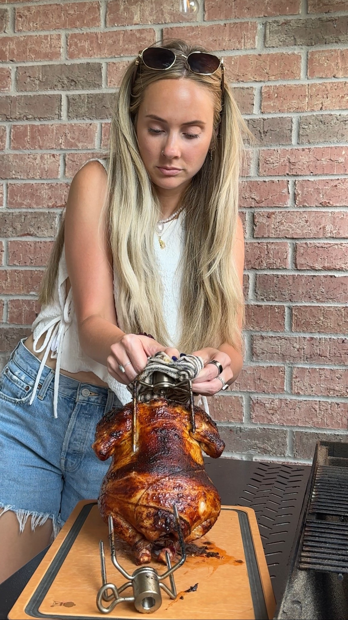 #webergrills #rotisseriechicken