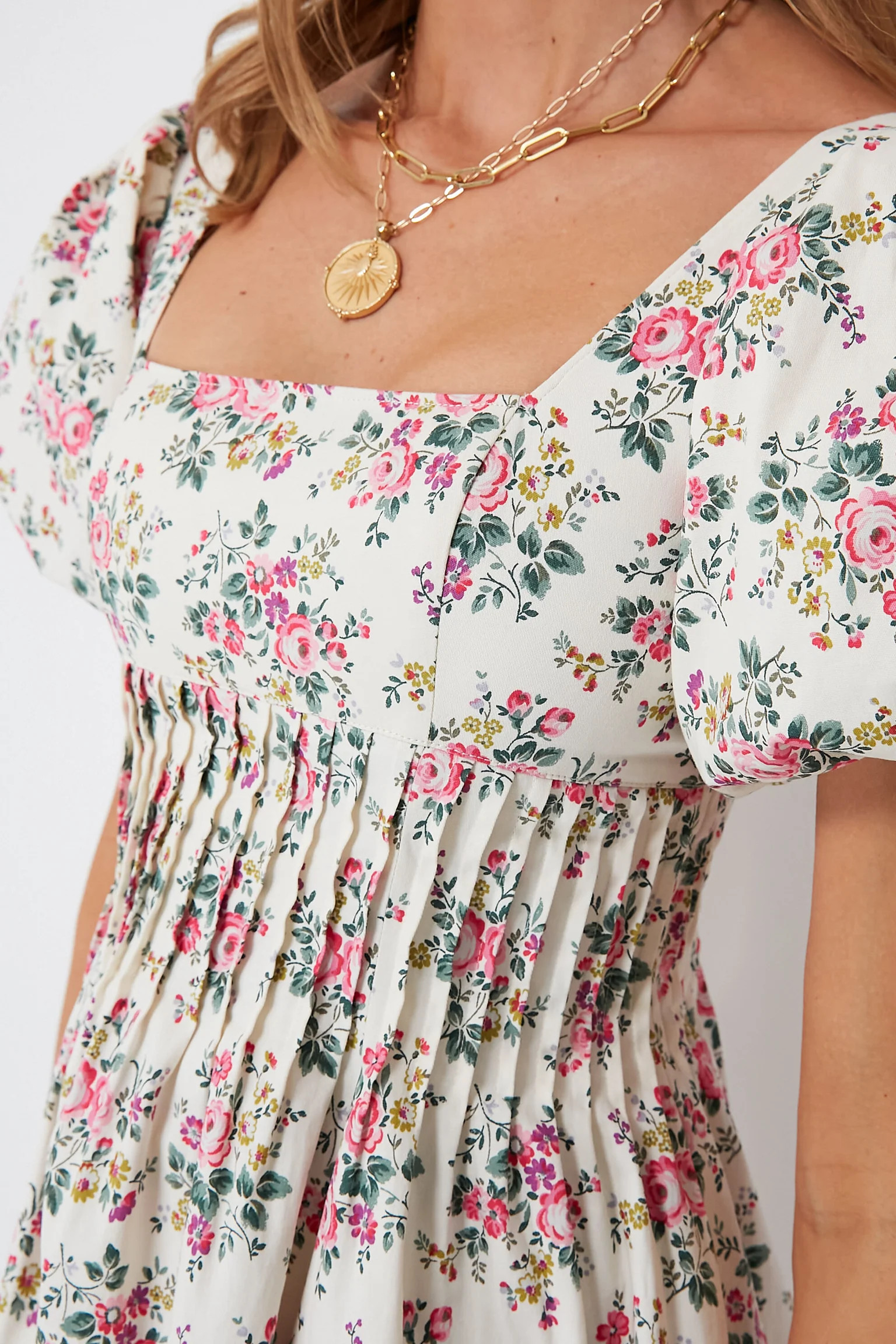 Pink Floral Aurelia Mini Dress | Tuckernuck (US)