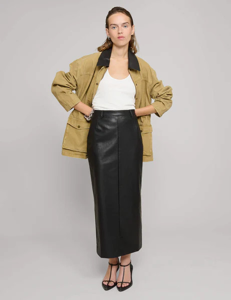 Yve Maxi Leather Skirt-BESTSELLER | Pixie Market