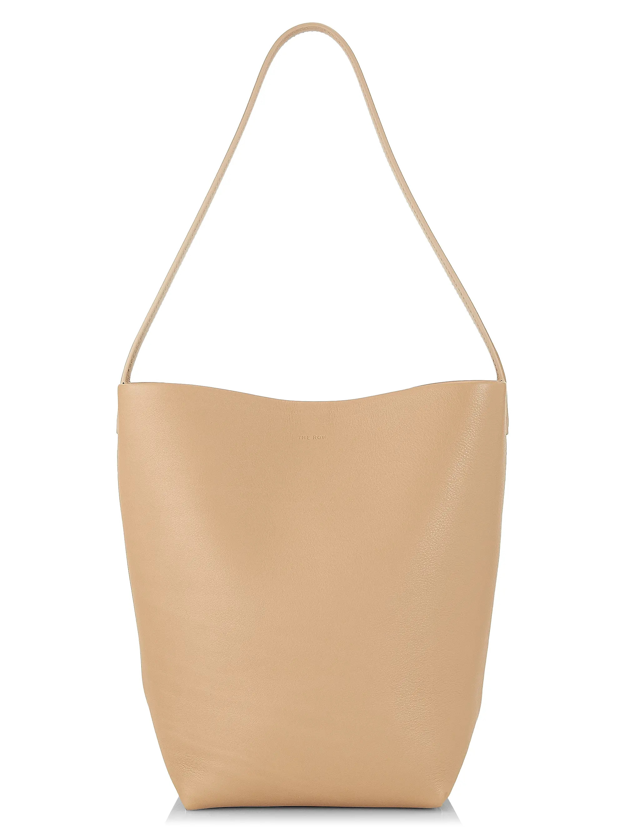 The Row Medium N/S Park Leather Tote | Saks Fifth Avenue | Saks Fifth Avenue