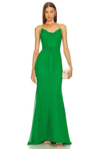 Michael Costello x REVOLVE Lorie Gown in Green from Revolve.com | Revolve Clothing (Global)