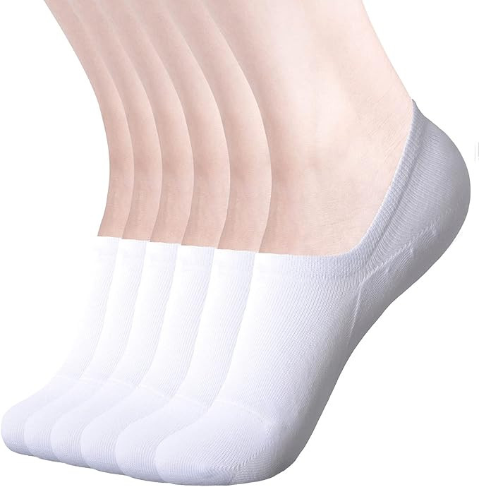 DIBAOLONG Womens No Show Socks Non Slip Flat Boat Line Low Cut Socks ( 6-12 Packs ) | Amazon (US)