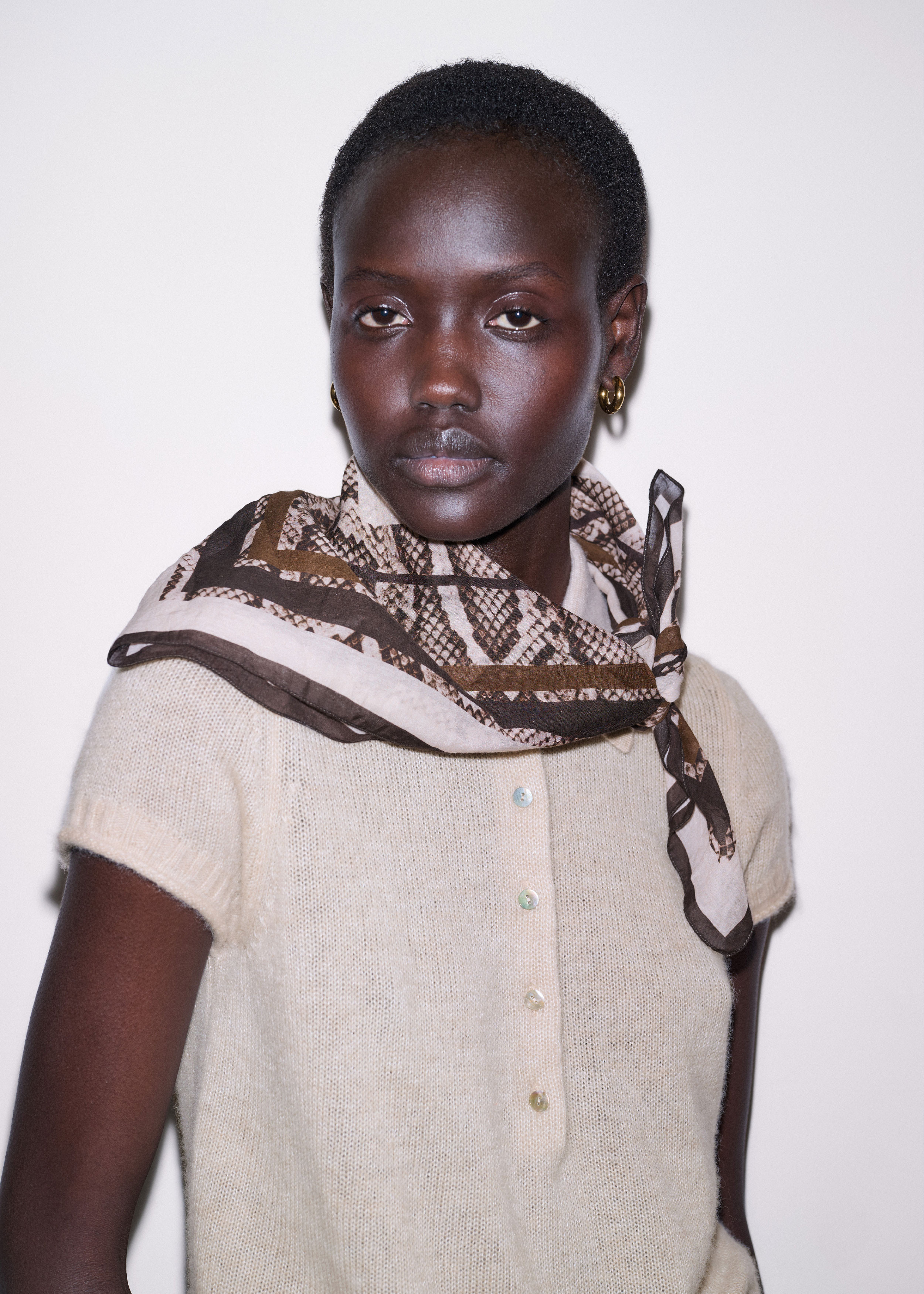 Border Scarf Cotton + Silk | ME+EM Global (Excluding US)