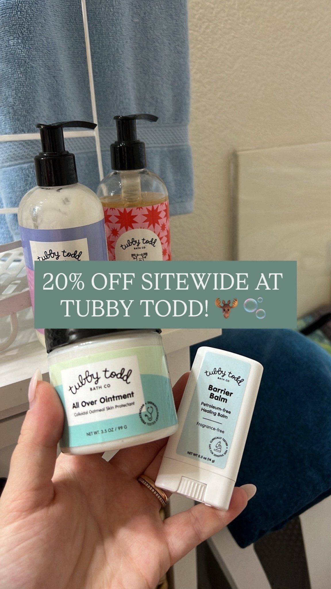 20% off sitewide over at tubby Todd! We love using their products with both of our boys!! 

#LTKHoliday #LTKCyberWeek #LTKKids