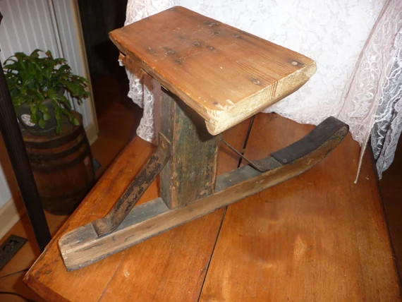 Vintage Jack Jumper Wooden Seat Ski One Ski Sled Wooden - Etsy | Etsy (US)