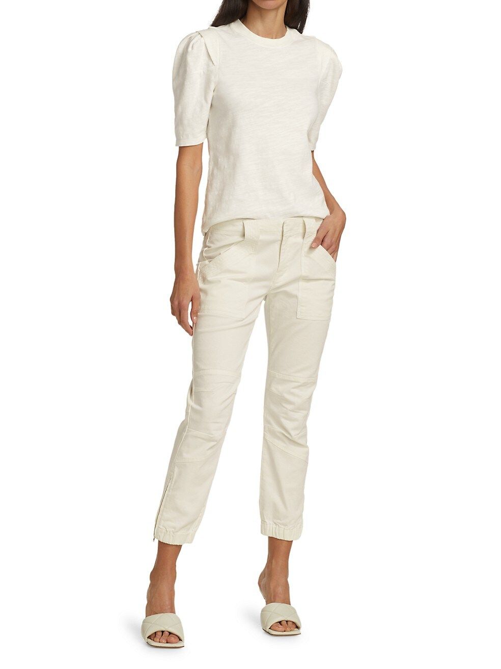 Banded Bottom Trapunto Pant | Saks Fifth Avenue