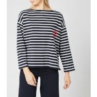 Tommy Hilfiger Women's Essential Breton Stripe Long Sleeve Top - Breton Stripe/White | The Hut (UK)