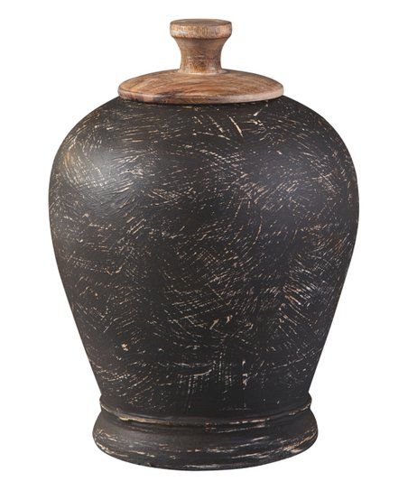 Antique Black Barric Jar | Zulily