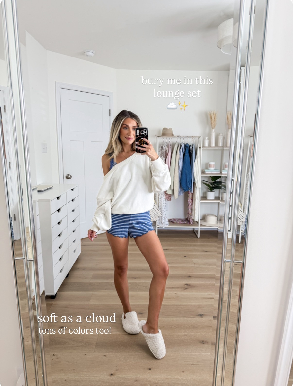 This lounge set is soft as a cloud! Size xs in everything 

#LTKmomlife #LTKmorningroutine #LTKSaleAlert