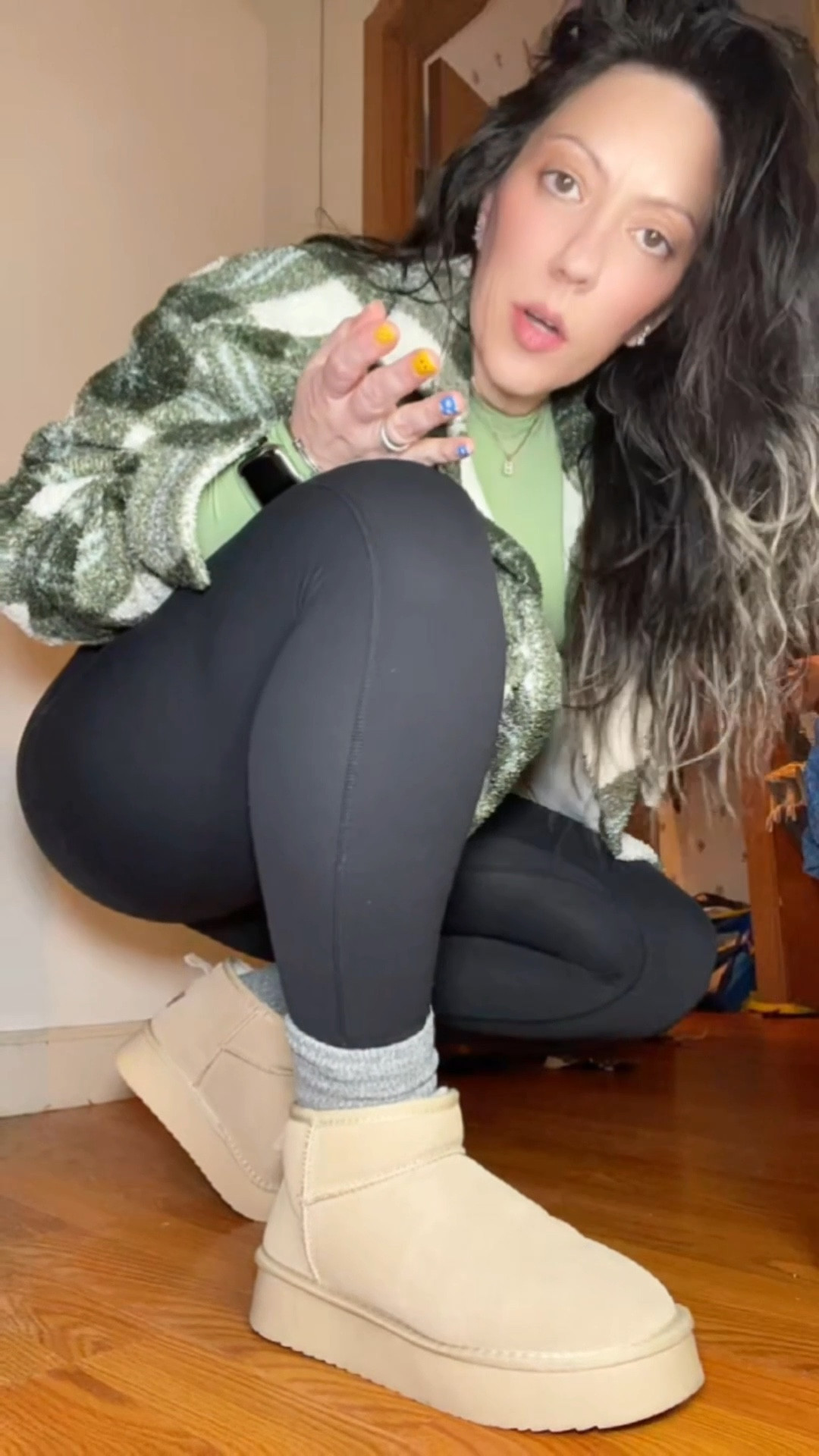 Cozy winter outfit details 🤎
These warm slip‑on boots have that soft, plush look everyone loves and they’re perfect for school drop‑off, errands, and everyday wear.
Linked the exact Halara leggings I’m wearing — they’re super flattering and crazy comfortable. 

• winter outfit
• cozy style
• everyday boots
• mom outfit
• leggings outfit

#LTKmomlife #LTKootd #LTKMidsize