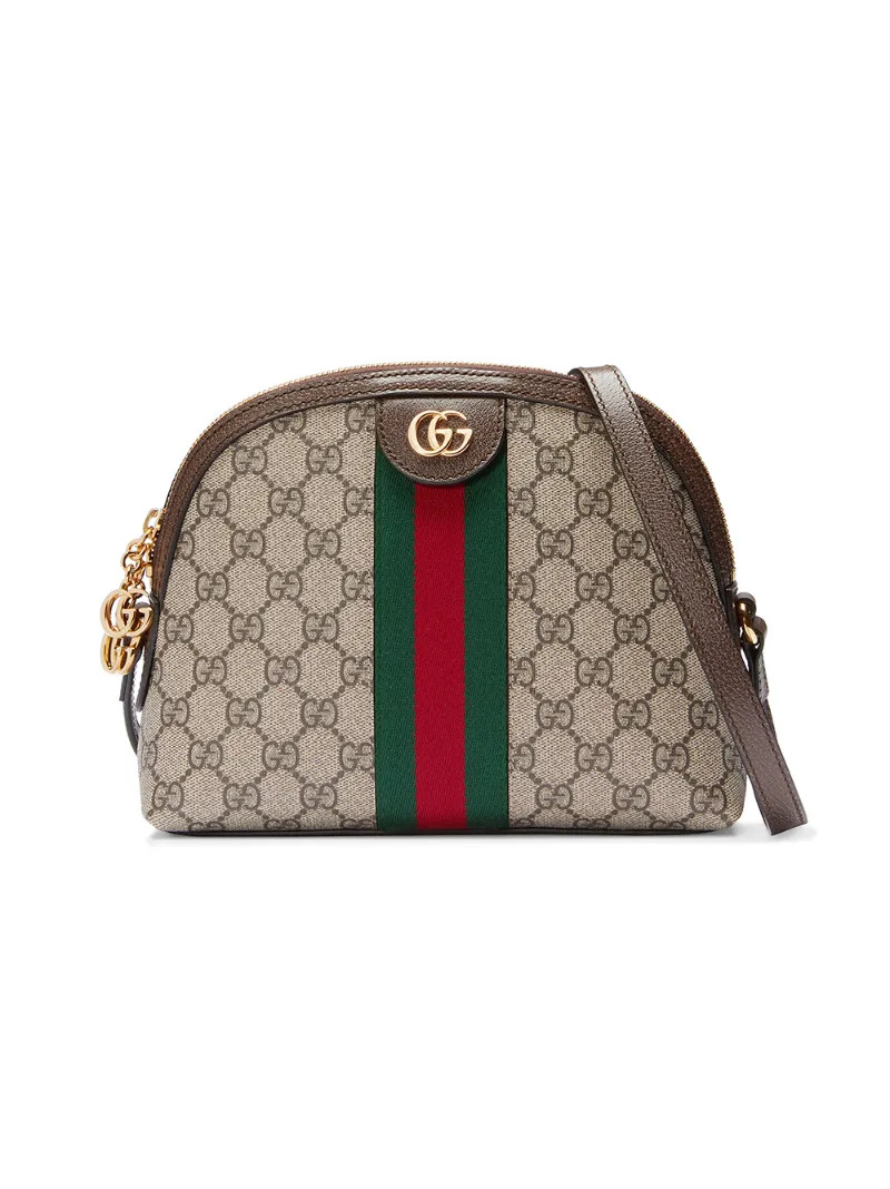 Gucci - Ophidia GG shoulder bag - women - Silk/Leather/Nylon/metal - One Size, Nude/Neutrals, Silk/Leather/Nylon/metal | FarFetch US