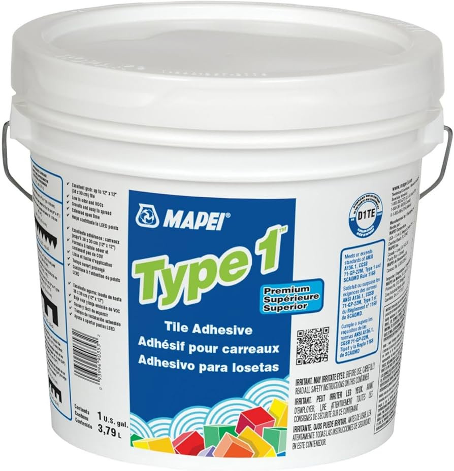 Mapei Type-1 White Adhesive | Amazon (US)