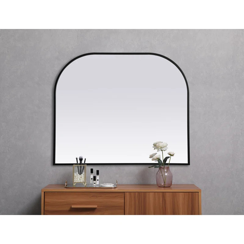 Savina Arch Metal Wall Mirror | Wayfair North America
