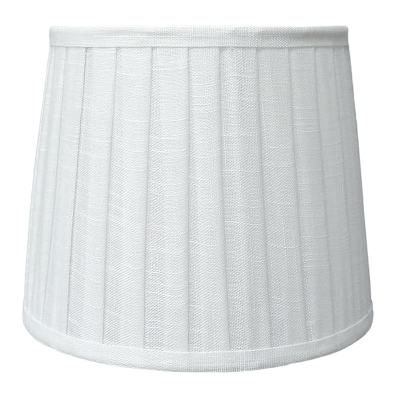 White Tapered Drum Lamp Shade, 9x11 | At Home