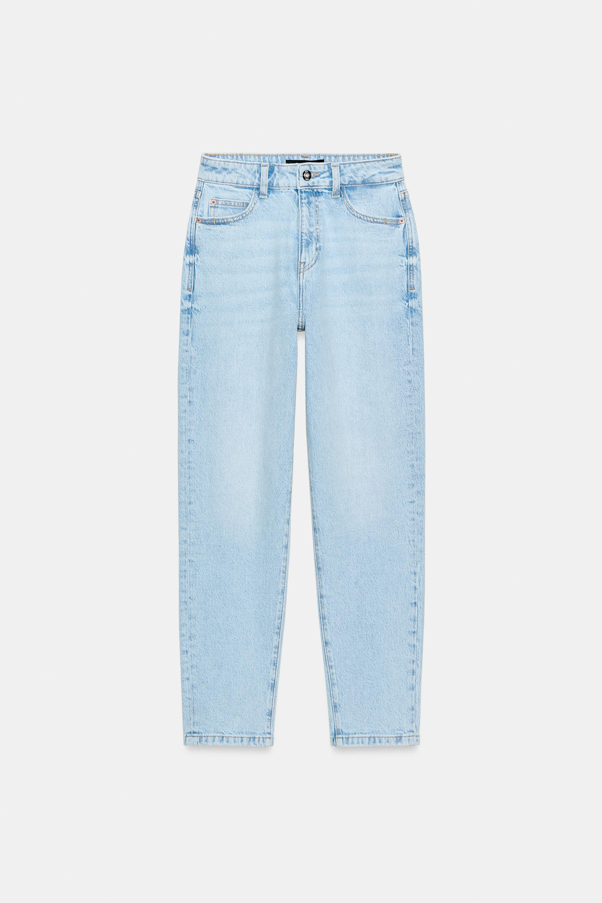 Z.01 HIGH-WAIST MOM FIT JEANS | Zara UK