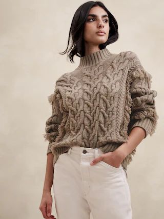 Chubut Wool-Cashmere Sweater | Banana Republic (US)