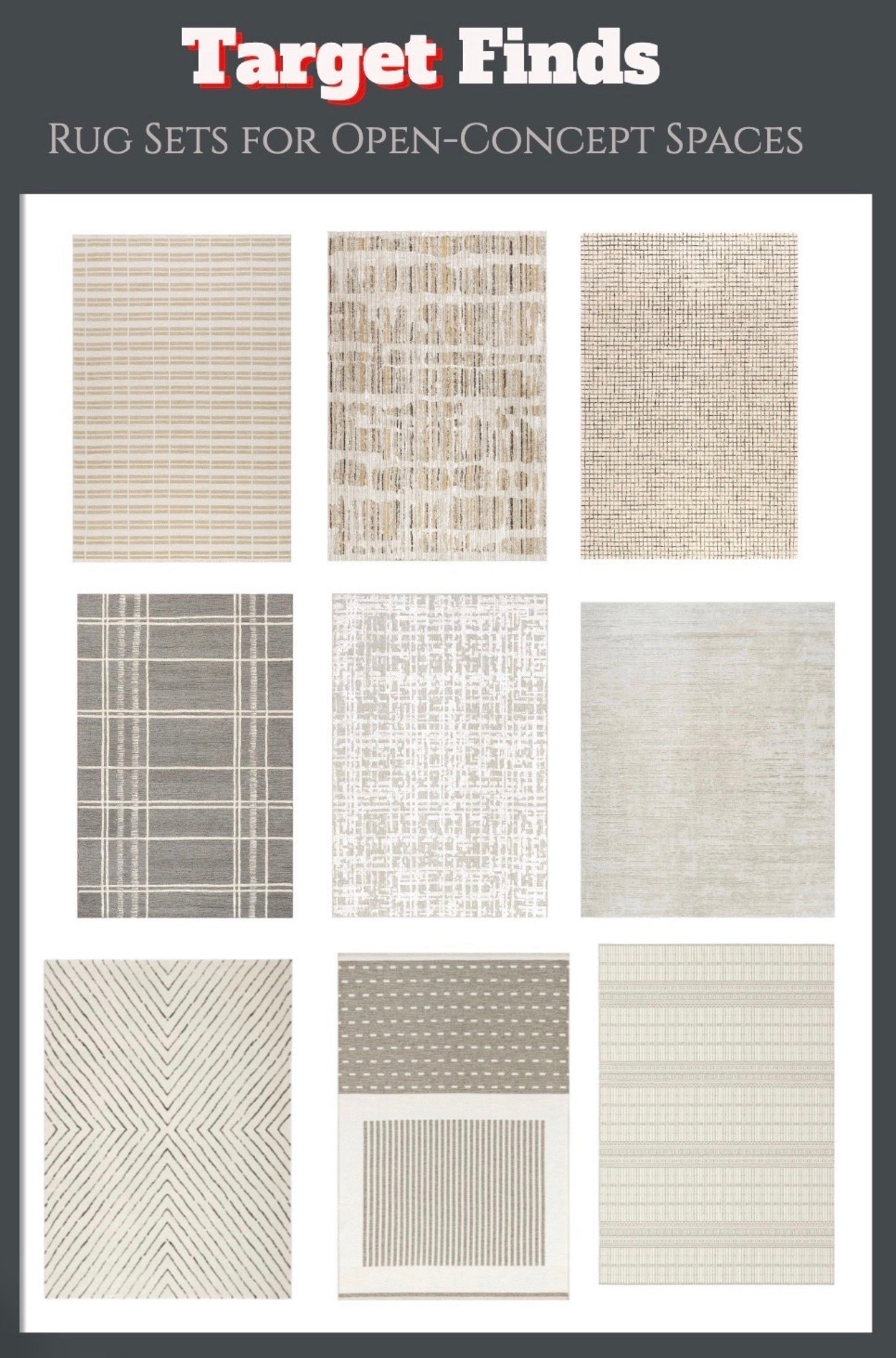 © If you're struggling to match rugs in an open concept I've got you, I did it for you f
Fun Target rug sets
#LTKdayinmylife #LTKHome
#LTKmomlife

#LTKHome #LTKSaleAlert #LTKselfcare