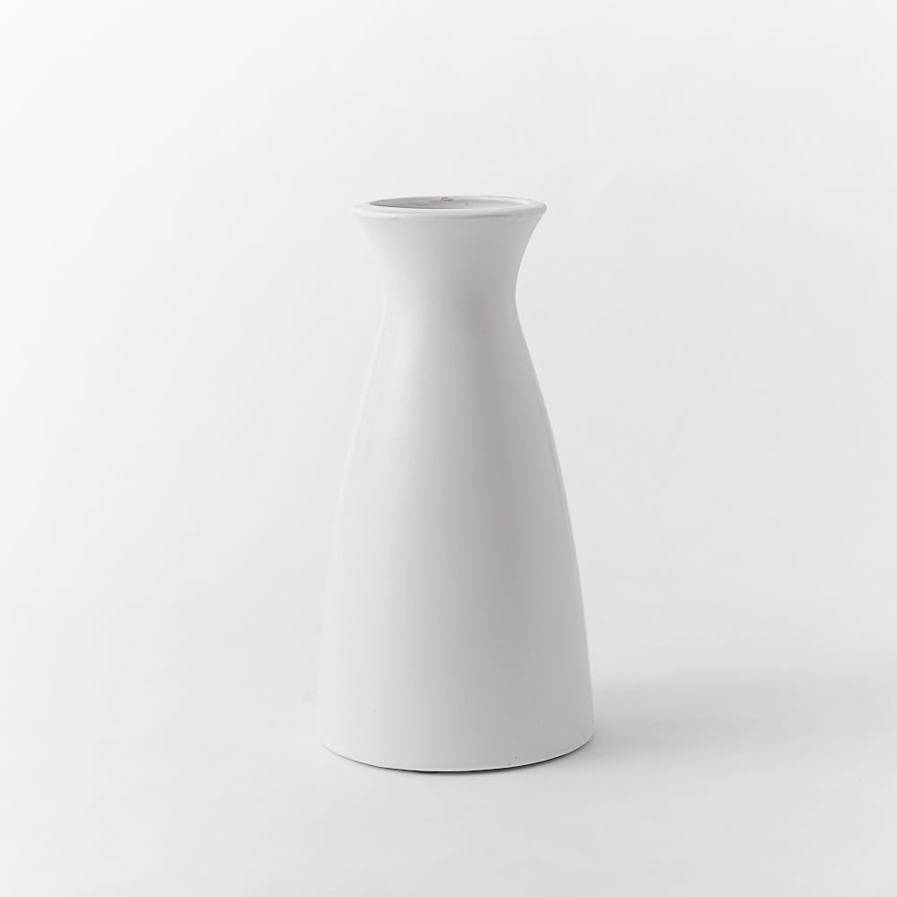 Pure White Ceramic Vases | West Elm (US)