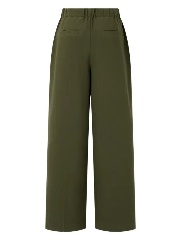 back elasticated-waistband trousers | Farfetch Global