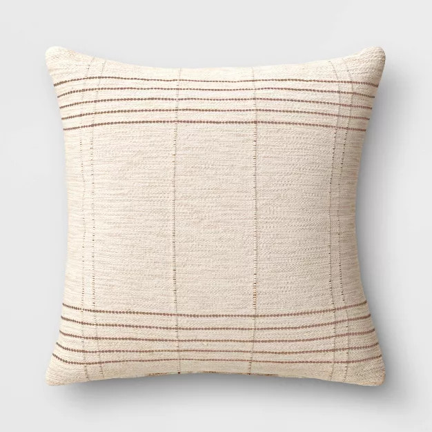 Oversized Linework Square Throw Pillow - Threshold™ | Target