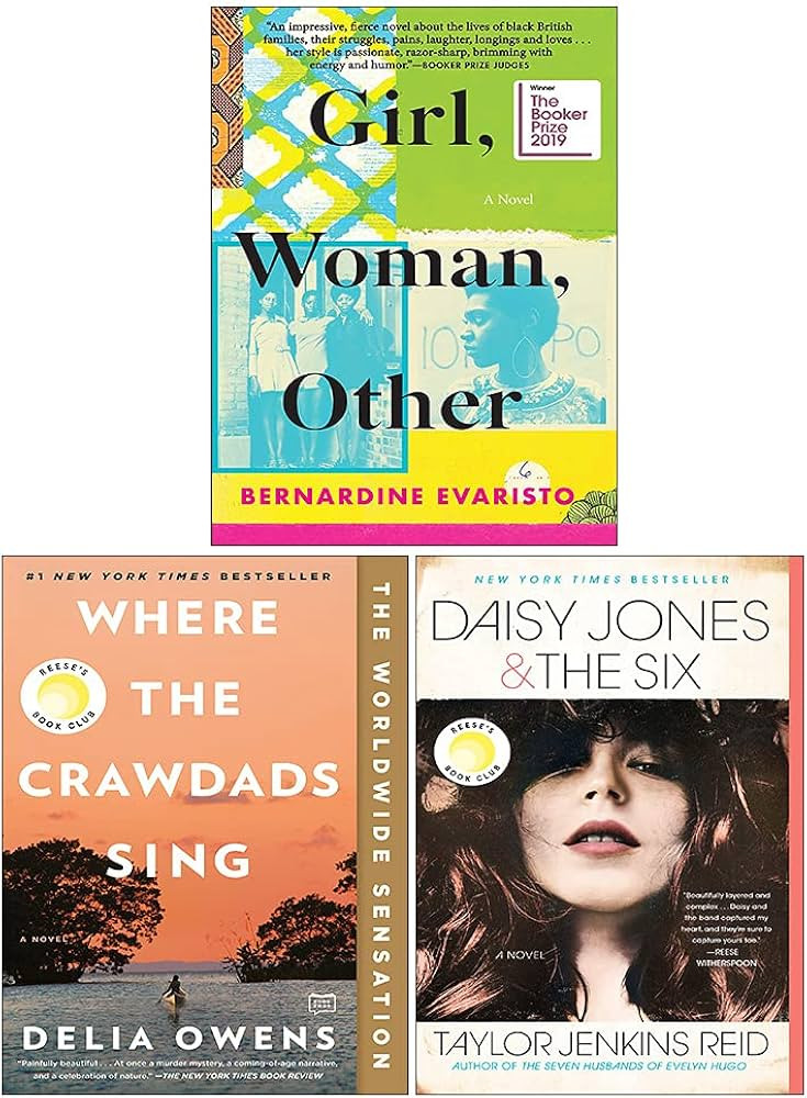 Daisy Jones and The Six, Where the Crawdads Sing, Girl Woman Other 3 Books Collection Set | Amazon (US)