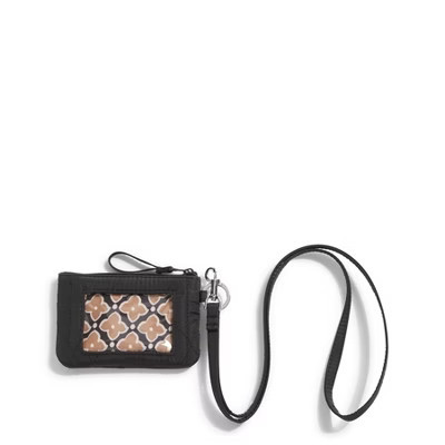 Vera Bradley Women's Outlet Ultralight Zip ID and Lanyard Moonless Night | Target
