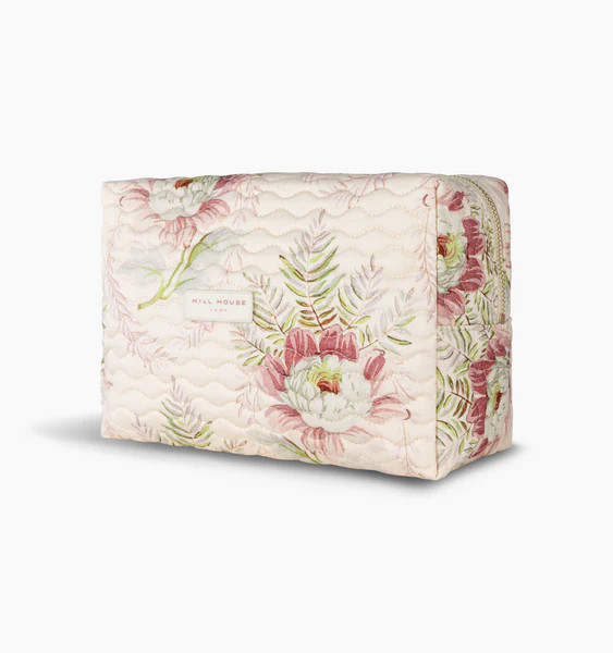 The Quilted Cosmetic Bag - Paradise Floral | Hill House Home US