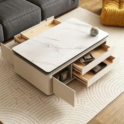High-End Multi-Functional Storage Coffee Table | Wayfair North America