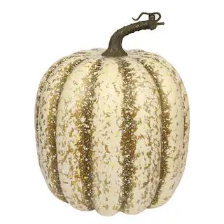 9.5" Speckled Cream & Green Narrow Heirloom Pumpkin by Ashland® | Michaels | Michaels Stores