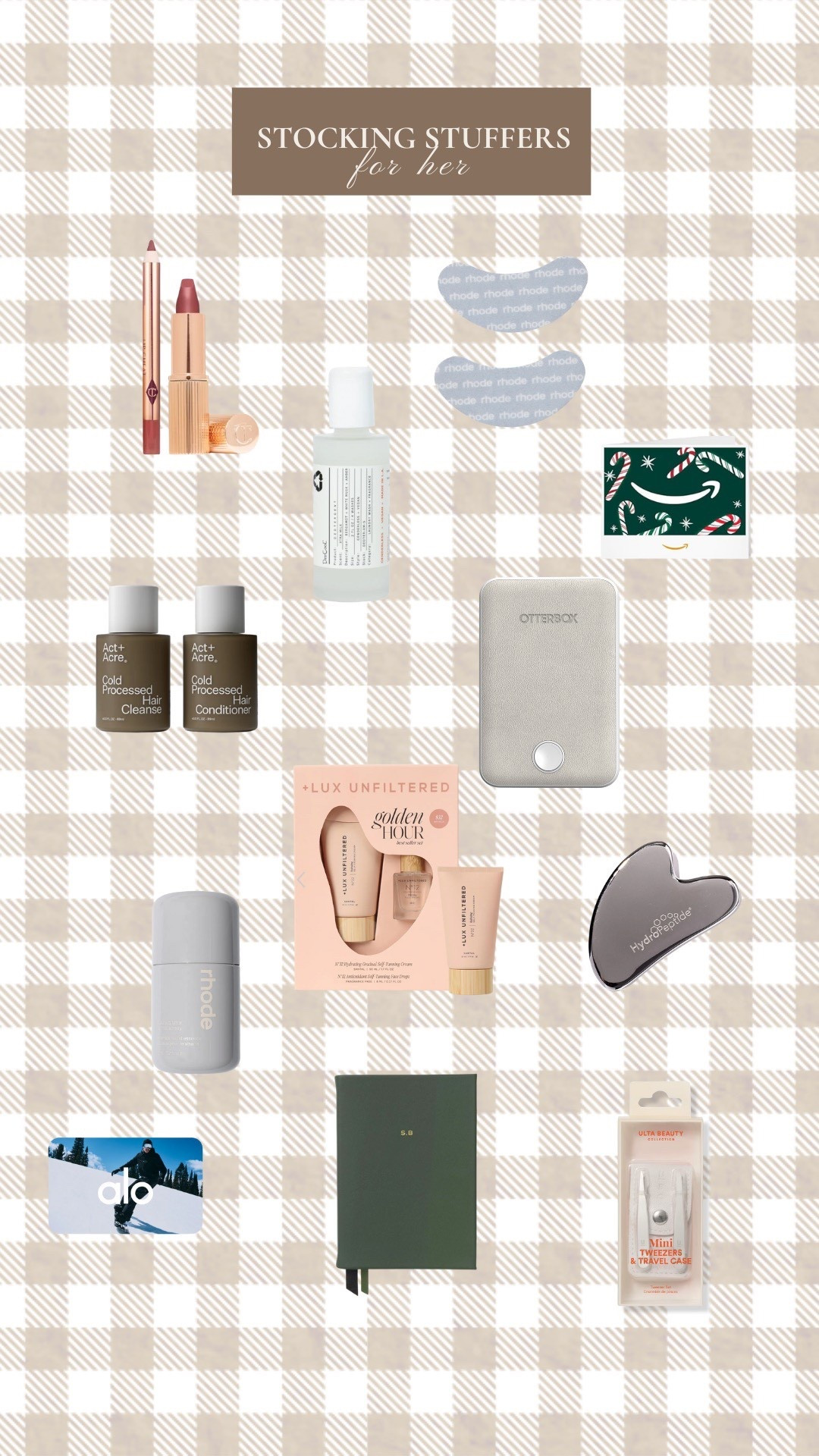 Stuffing stockings is my favorite part !!!!
 🤭🪵🌲✨❤️


Stocking stuffers , stocking ideas , Christmas gifts , Christmas ideas , gifts for her 

#LTKGiftGuide #LTKHoliday #LTKFindsUnder50