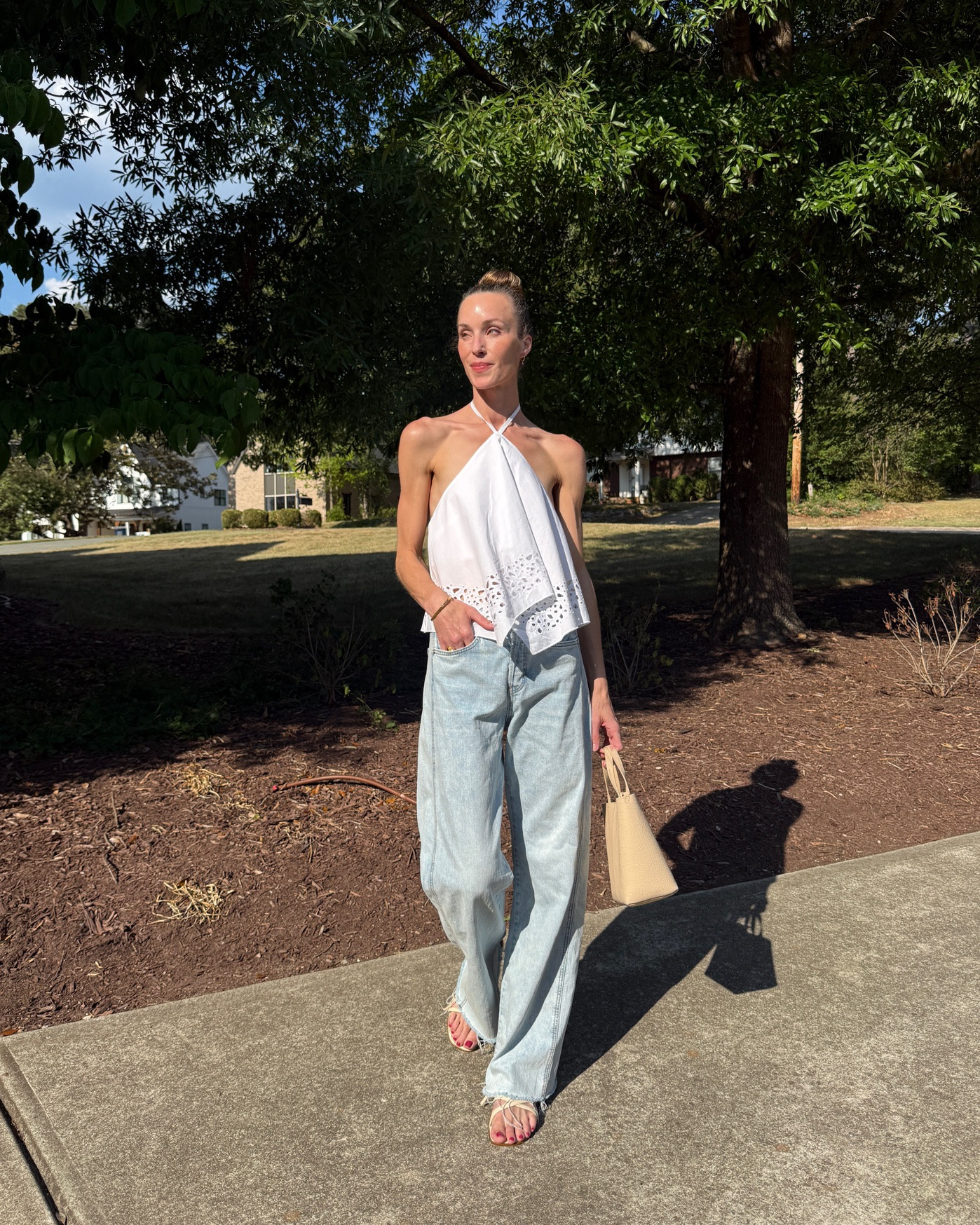 Date night outfit ✨ Size S halter top via @Shopbop , size 25 @Veronica Beard jeans (one of my all-time favorite pairs), @Margaux wrap sandals size 10 W 🤍

summer outfit inspo, summer night out, summer date night outfit, summer outfit inspiration, summer date looks

#LTKootd #LTKgrwm #LTKSeasonal