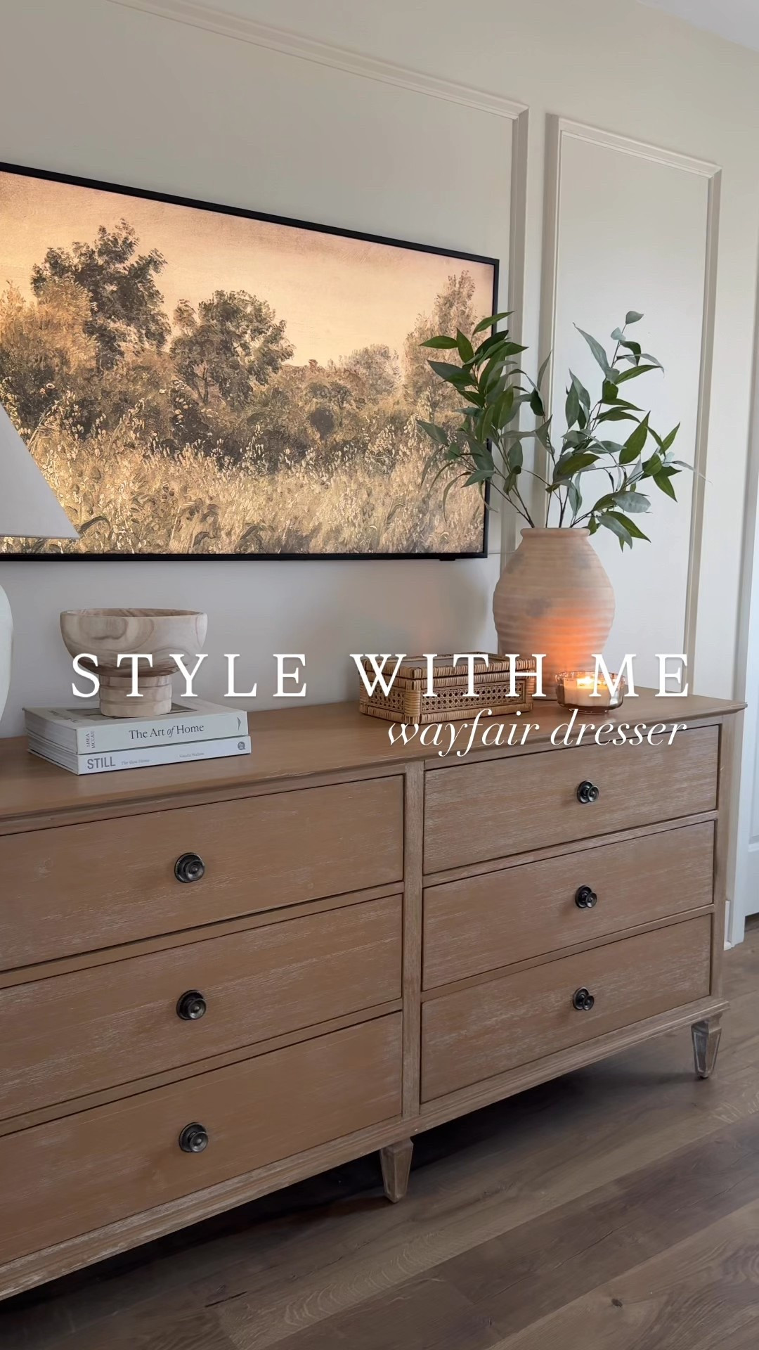 Style this best selling wayfair dresser with me! Dresser now comes in four wood tones. We have owned it for years, comes assembled and such good quality.

Dresser, table decor , home decor, neutral decor, bedroom, faux greenery, art tv, frame tv 

#LTKSaleAlert #LTKHome #LTKFindsUnder50