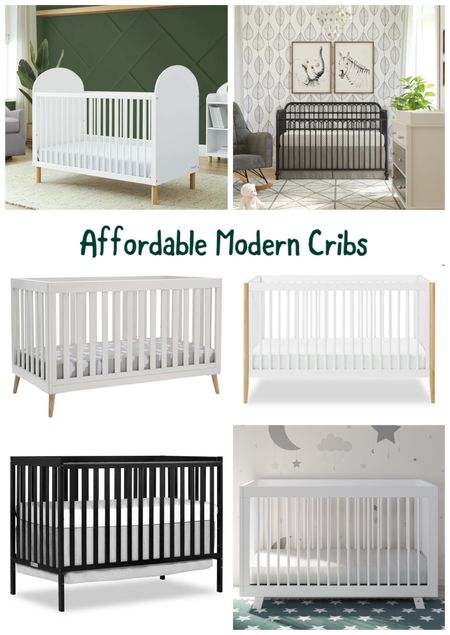 Affordable modern baby cribs. Nursery finds from Walmart  

#LTKbump #LTKbaby #LTKhome