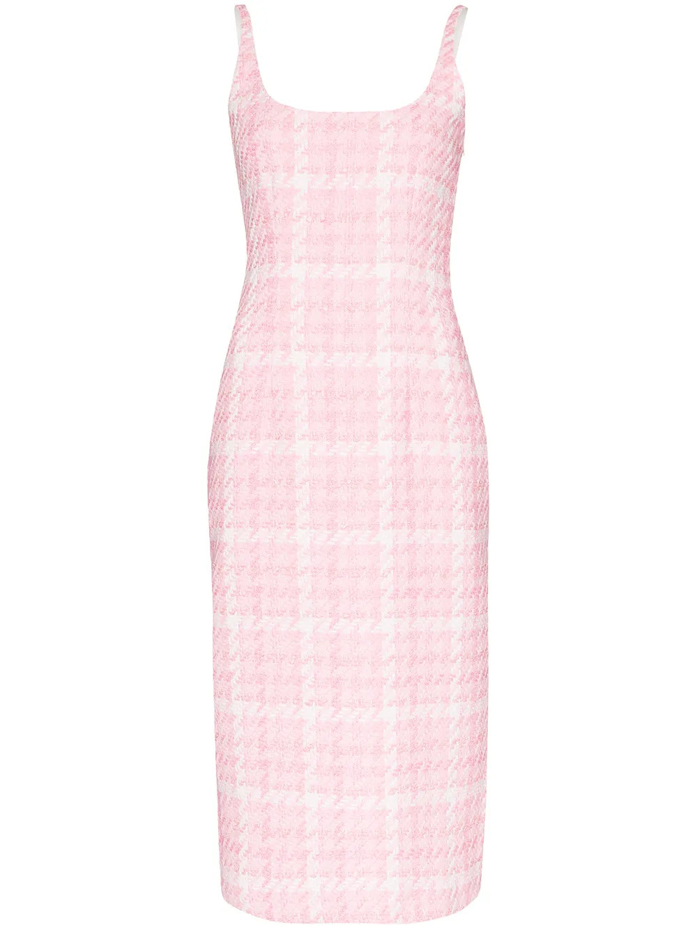 houndstooth tweed midi dress | Farfetch (US)