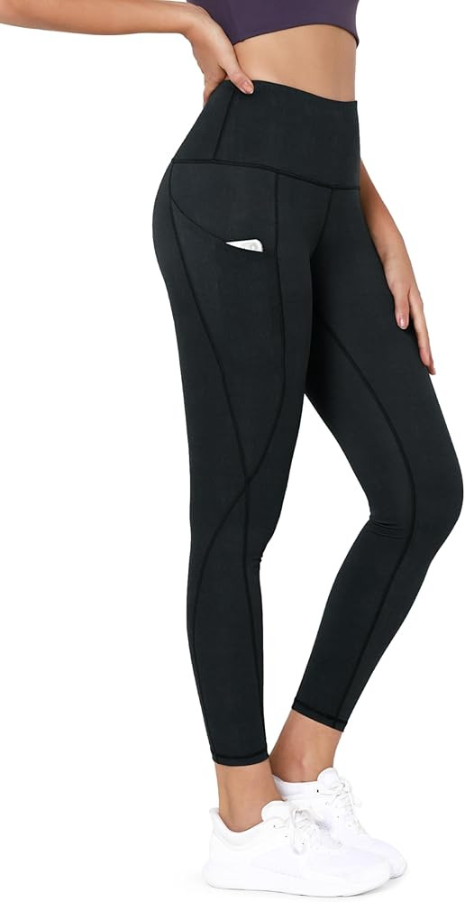 ODODOS Women's High Waisted Yoga Leggings with Pockets, Tummy Control Non See Through Workout Ath... | Amazon (US)