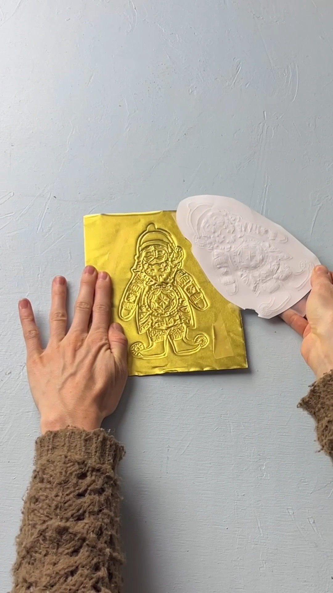 This gold foil is perfect for our tin embossed ornaments and will arrive before Christmas!

#LTKHoliday