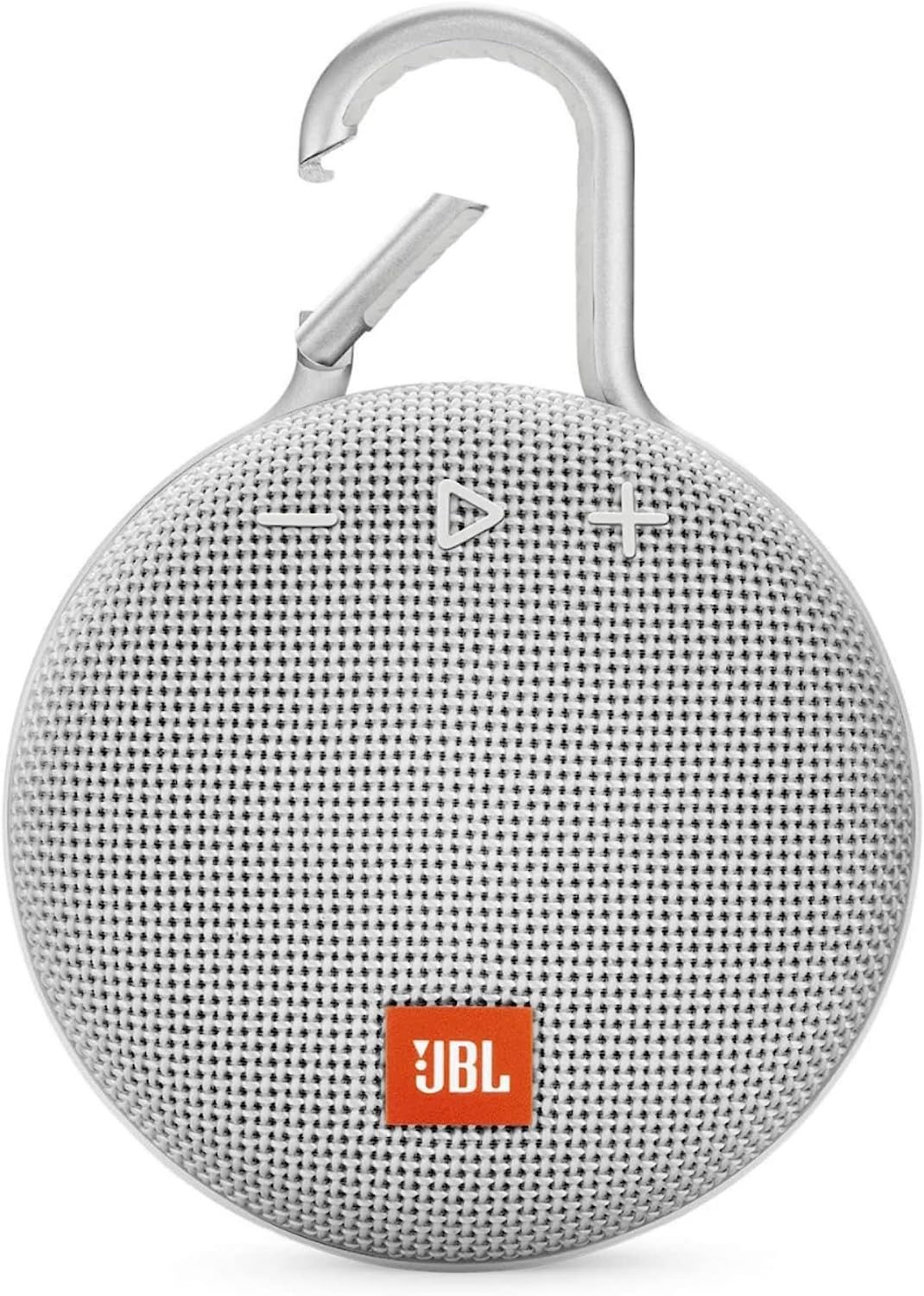 JBL Clip 3, Steel White - Waterproof, Durable & Portable Bluetooth Speaker - Up to 10 Hours of Pl... | Amazon (US)