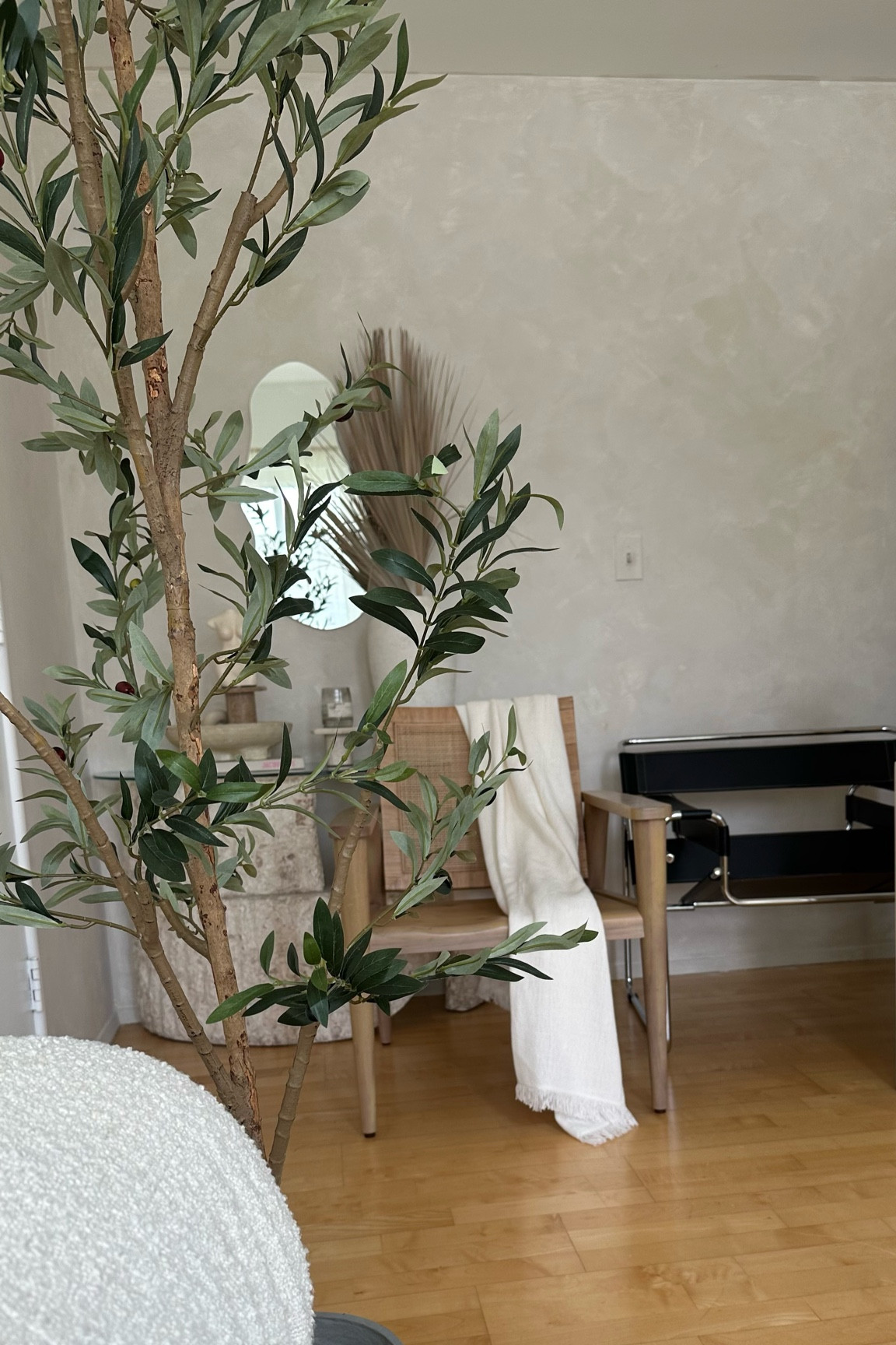 This olive tree 🫒 looks real + is an amazing deal 🤌🏽 #olivetree #interiordesign

#LTKunder100 #LTKhome