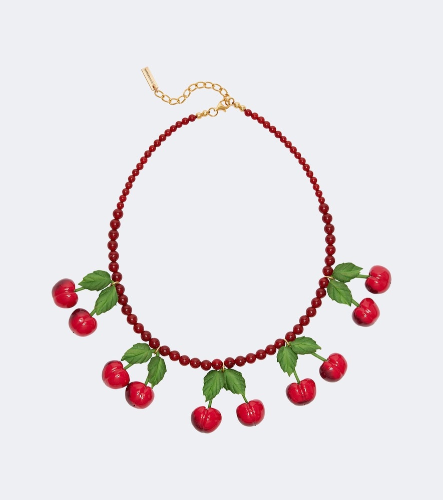 Jennifer Behr Maraschino beaded necklace | Mytheresa (US/CA)
