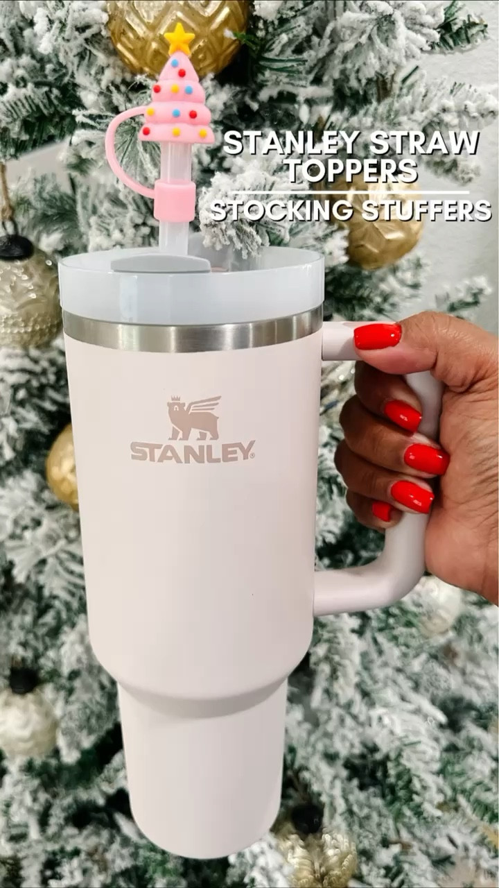 Christmas Straw Cover christmas Stanley Straw Topper Santa Straw Topper Straw  Cover Straw Buddies Stanley Accessories Straw Plug 