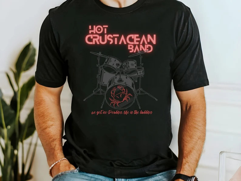 Hot Crustacean Band Bella Canvas Shirt, Subtle Disney Dad Tee - Etsy | Etsy (Global)